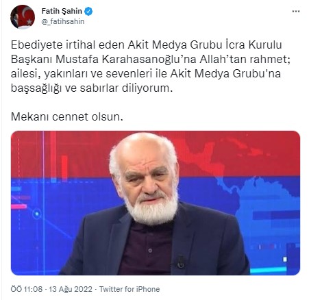Foto - Allah hepinizden razı olsun! Mustafa Karahasanoğlu ağabey unutulmadı