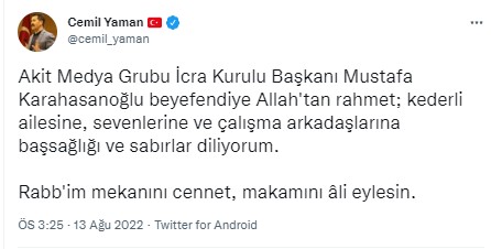 Foto - Allah hepinizden razı olsun! Mustafa Karahasanoğlu ağabey unutulmadı