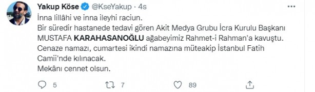 Foto - Allah hepinizden razı olsun! Mustafa Karahasanoğlu ağabey unutulmadı