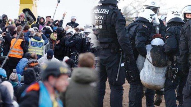 Almanya iklim aktivistlerini gözaltına aldı! Ortamlarda küresel iklim dersi verirsiniz