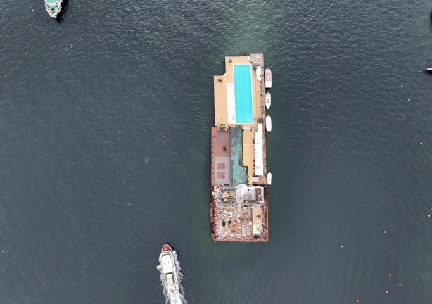 Foto - Altı kaval üstü şeşhane! Galatasaray Adası'nı hiç böyle gördünüz mü?