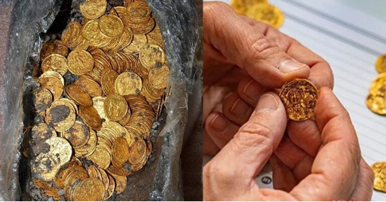 Foto - Altın hazinesi bulundu! Şans eseri duvardan altın yağmaya başladı