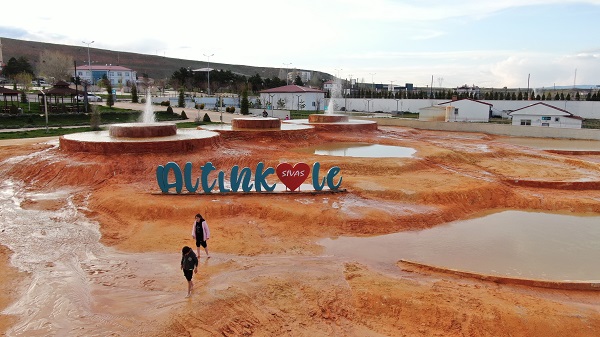 Foto - Altınkale traverterlerinin son hali... Sivas'ın altını solmaya başladı