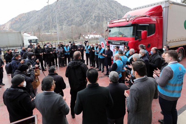 Foto - Amasya'dan Suriye'ye 3 tır yardım