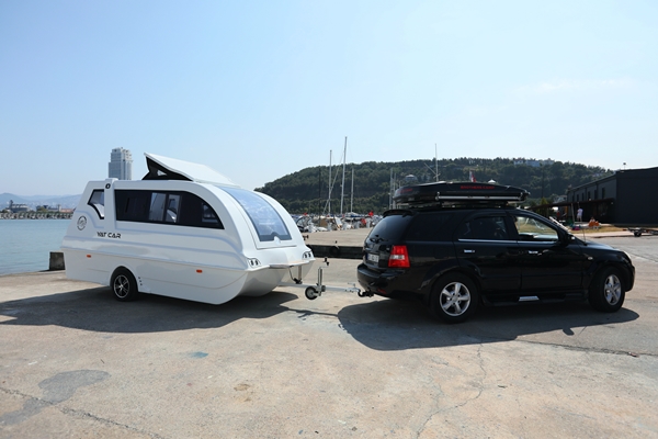 Amasyalı kardeşlerden müthiş tasarım! Karada karavan suda yat oluyor