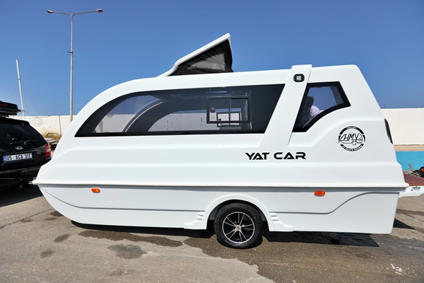 Foto - Amasyalı kardeşlerden müthiş tasarım! Karada karavan suda yat oluyor