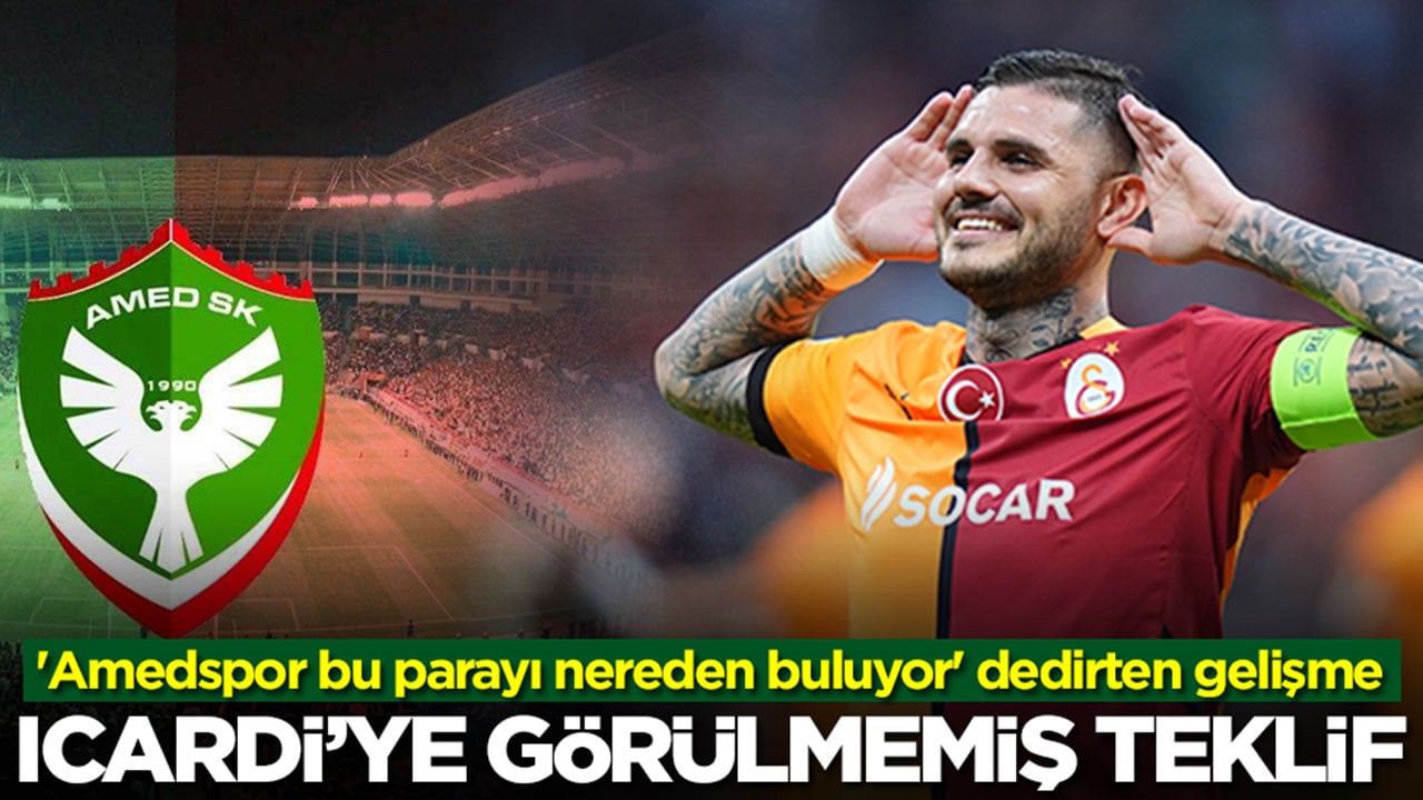 'Amedspor bu parayı nereden buluyor' dedirten gelişme: Icardi'ye olay teklif