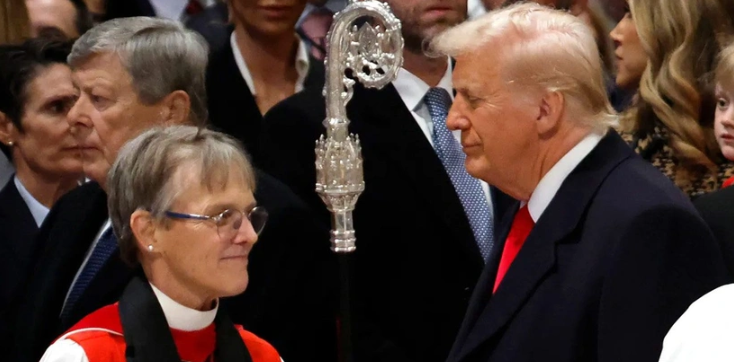 Foto - Amerika LGBT sever piskoposu konuşuyor.. Trump’ın yüzüne karşı söyledi.. Kim Bu piskopos?