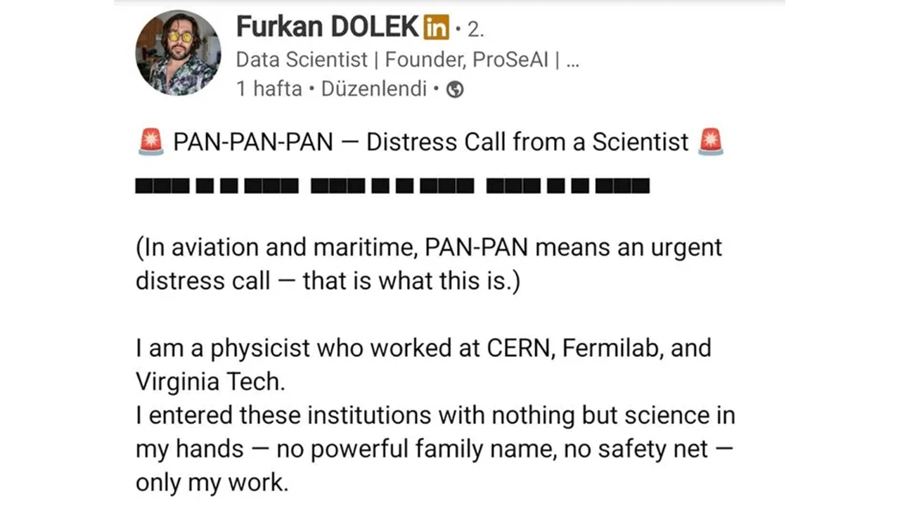 Foto - Amerika'da çalıştığı laboratuvardaki usulsüzlükleri ifşalamıştı... Adanalı bilim adamı günlerdir kayıp!