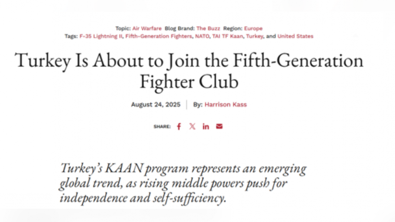 Foto - Amerikalılar, Türkiye'den Kaan alacak 3 ülkeyi dünyaya açıkladı