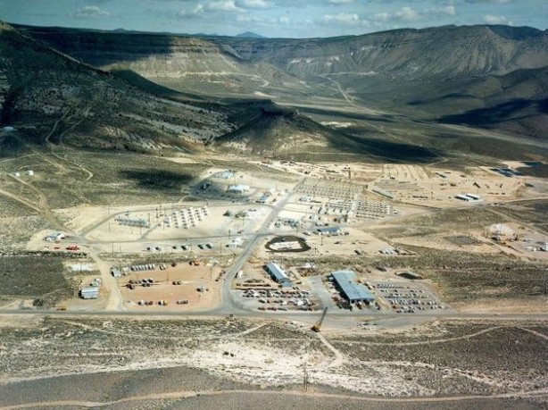 Foto - Amerika’nın uzaylıları sakladığı düşünülen 51. Bölgeden şok görüntü yayınlandı Uydudan böyle görüntülendi