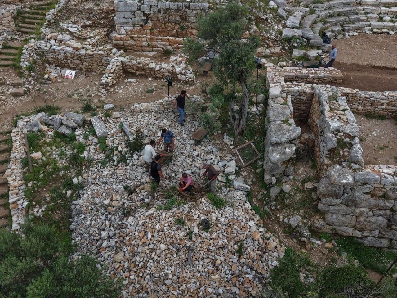 Foto - Amos Antik Kenti'nde 2025 kazı sezonu başladı