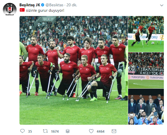 Foto - Ampute Futbol Milli Takımı'na tebrik yağdı