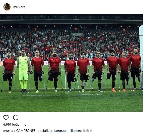 Foto - Ampute Futbol Milli Takımı'na tebrik yağdı