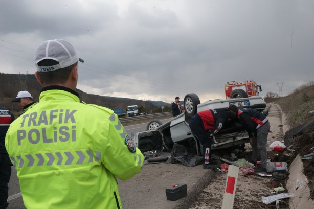 Anadolu Otoyolu'nda feci kaza: Yaralılar var