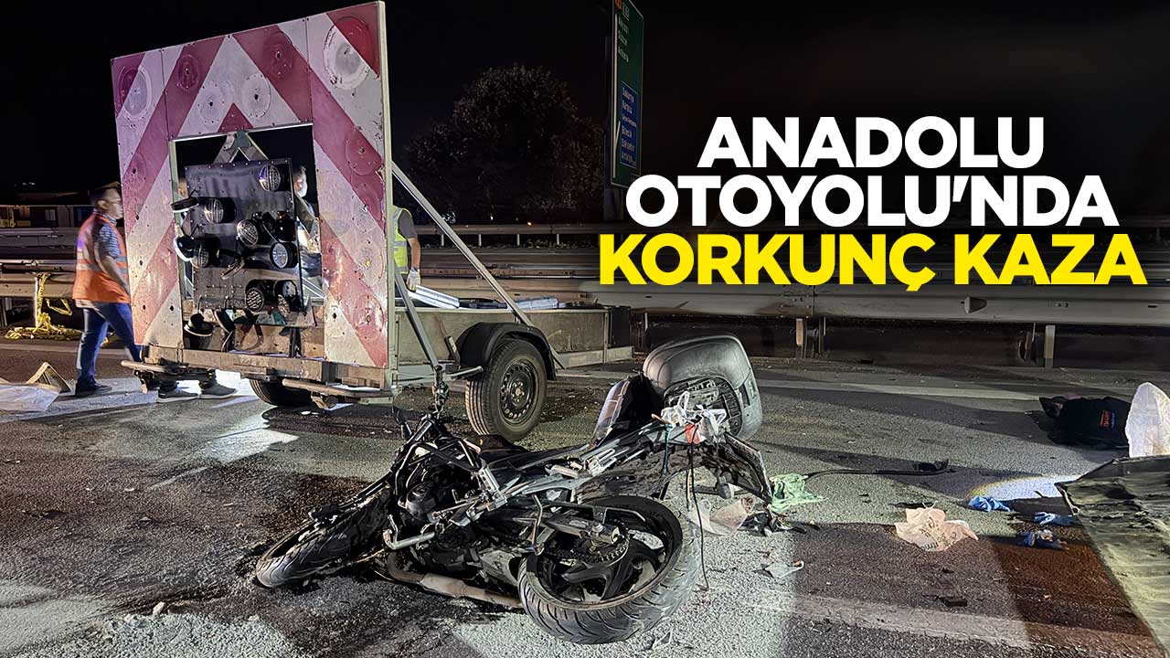 Anadolu Otoyolu'nda korkunç kaza