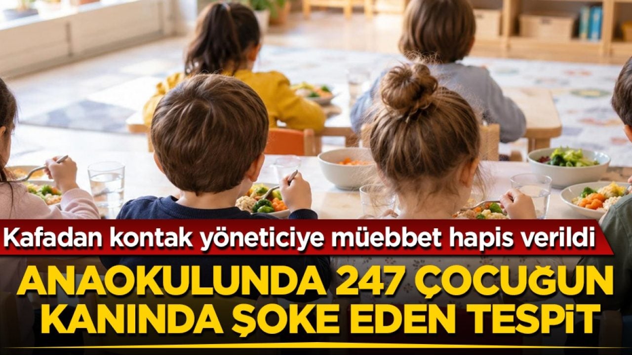 Anaokulunda 247 çocuğun kanında şoke eden tespit! Kafadan kontak yöneticiye müebbet hapis verildi