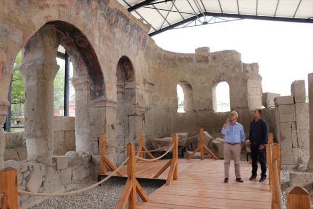 Foto - Andaval Kilisesi'nde 22 yıldır devam eden restorasyonda sona gelindi