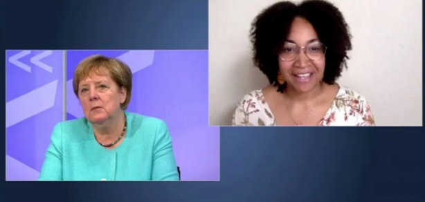 Foto - Angela Merkel canlı yayında uyuya kaldı