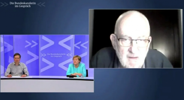 Foto - Angela Merkel canlı yayında uyuya kaldı