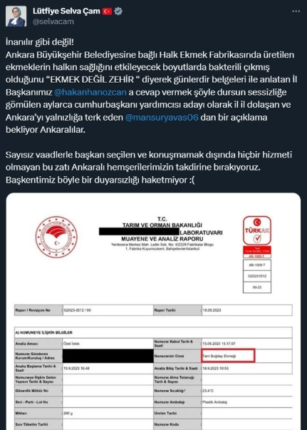 Foto - Ankara Halk Ekmek’teki bakteri skandalına tepki çığ gibi... Vatandaşa zehir yediriyorlar!