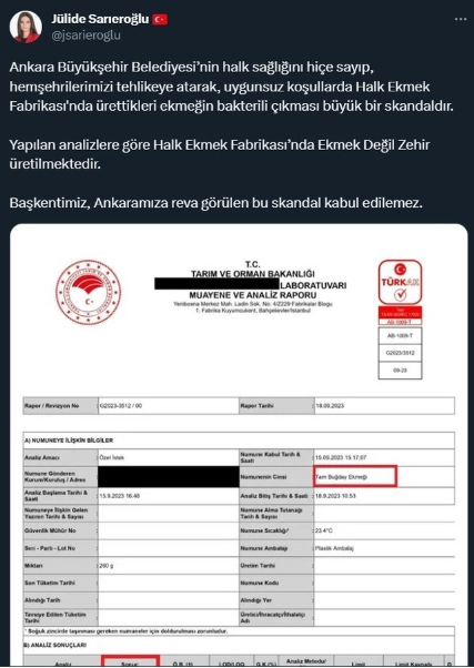 Foto - Ankara Halk Ekmek’teki bakteri skandalına tepki çığ gibi... Vatandaşa zehir yediriyorlar!