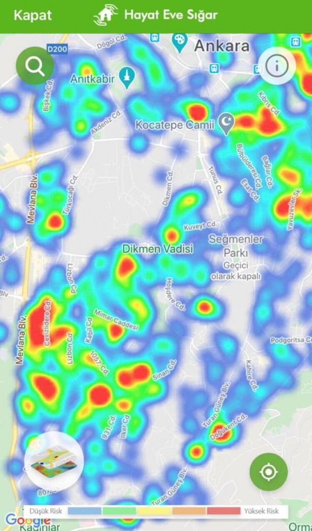 Foto - Ankara koronavirüs güncel risk haritası