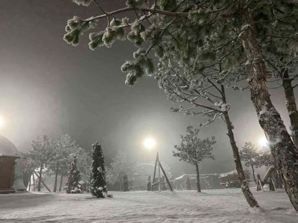 Foto - Ankara- Samsun karayolunda kar engeli