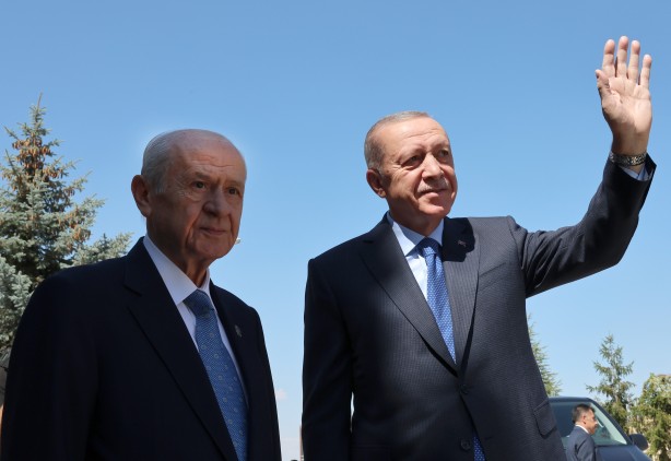 Foto - Ankara'da Cumhur İttifakı zirvesi! Cumhurbaşkanı Erdoğan ile Bahçeli'nin görüşmesi sona erdi
