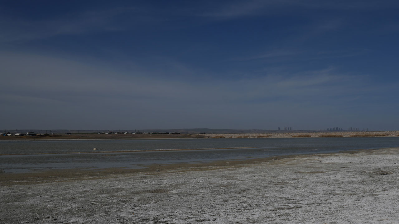 Foto - Ankara’da flamingolar tehlikede: Sel Kapanı Baraj Gölü kuruyor!