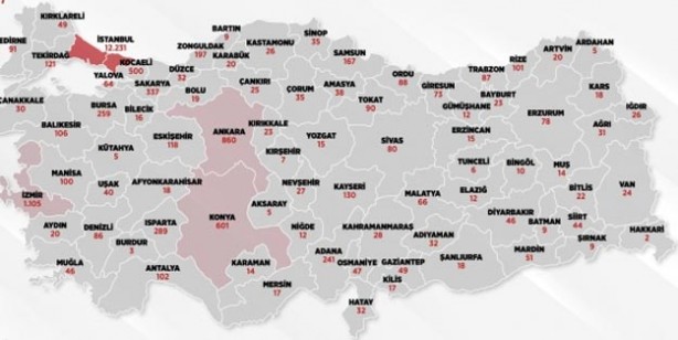 Foto - Ankara’da hangi ilçede ne kadar koronavirüs vakası var? 