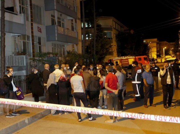 Ankara'da korku dolu anlar! Bina boşaltıldı