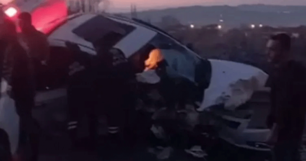 Ankara'da korkunç kaza! Anne-baba öldü kızları yaralı