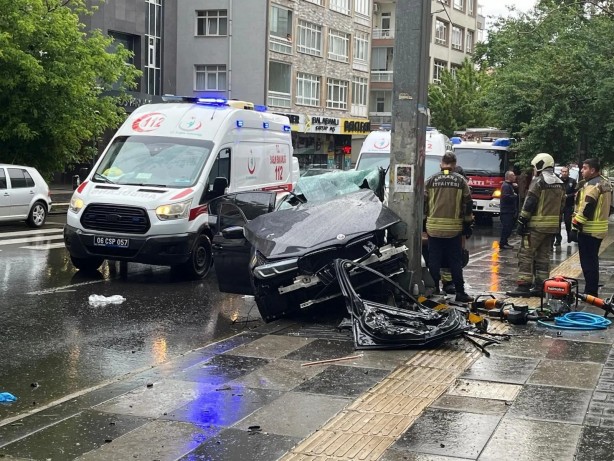 Foto - Ankara’da ölümlü kaza: 1 ölü 4 yaralı var!