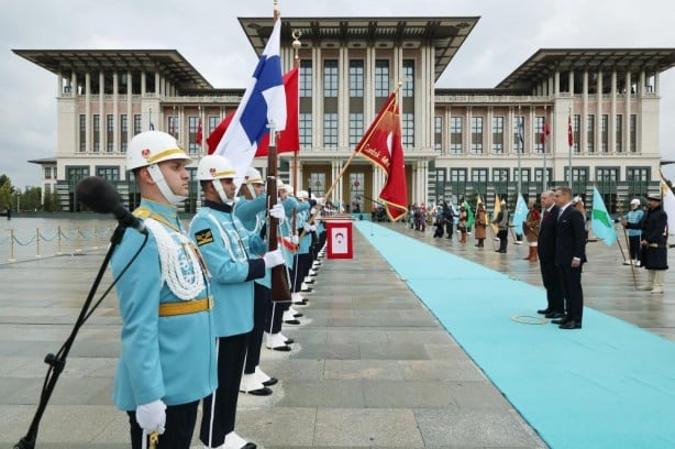 Foto - Ankara'da önemli misafir! Cumhurbaşkanı Erdoğan resmi törenle karşıladı