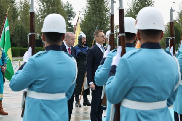 Foto - Ankara'da önemli misafir! Cumhurbaşkanı Erdoğan resmi törenle karşıladı