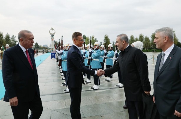 Foto - Ankara'da önemli misafir! Cumhurbaşkanı Erdoğan resmi törenle karşıladı