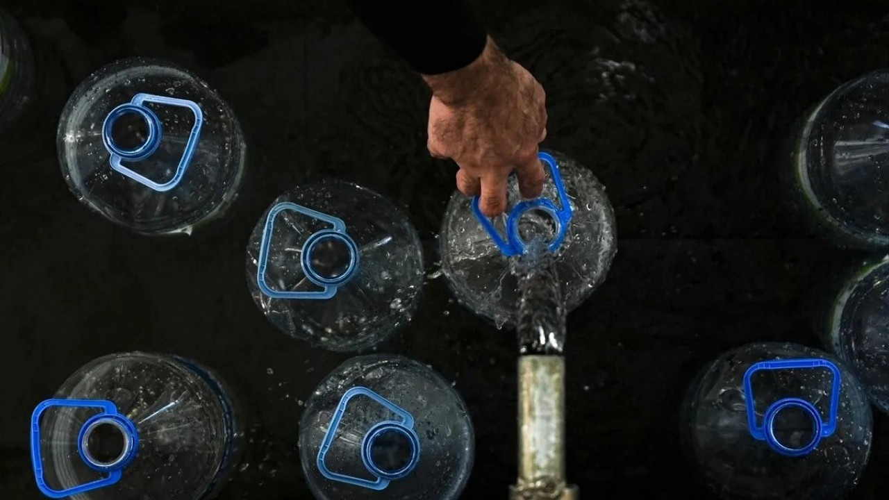 Foto - Ankara'da vatandaşlar çeşme kuyruğunda!