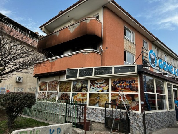 Foto - Ankara'da yangın! 3 kişi dumandan etkilendi