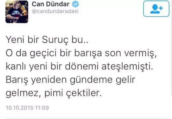 Foto - Ankara'daki patlamayla ilgili skandal tweetler!