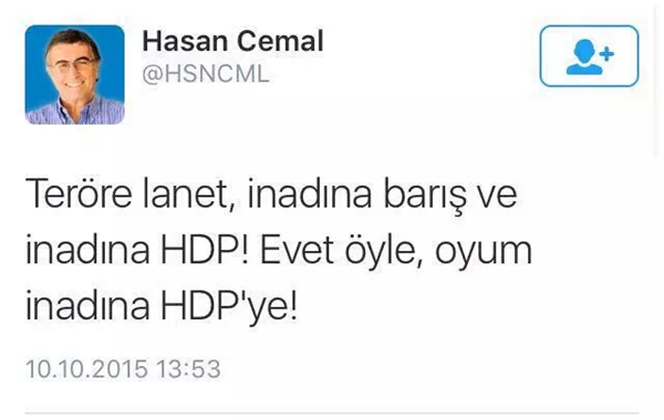 Foto - Ankara'daki patlamayla ilgili skandal tweetler!