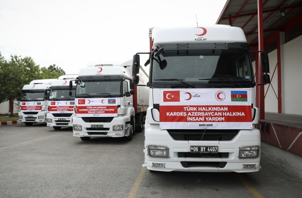 Foto - Ankara'dan yola çıktı! Türkiye'den Azerbaycan'a yardım eli