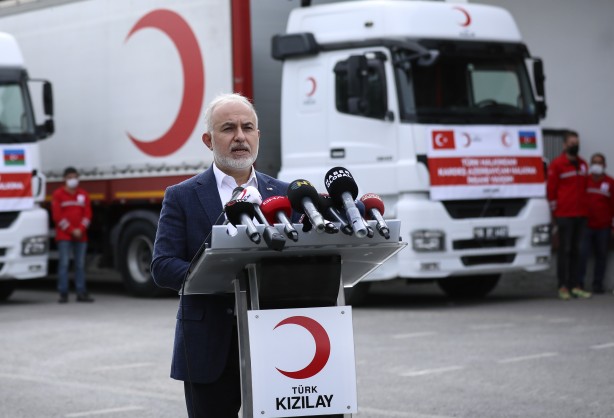 Foto - Ankara'dan yola çıktı! Türkiye'den Azerbaycan'a yardım eli