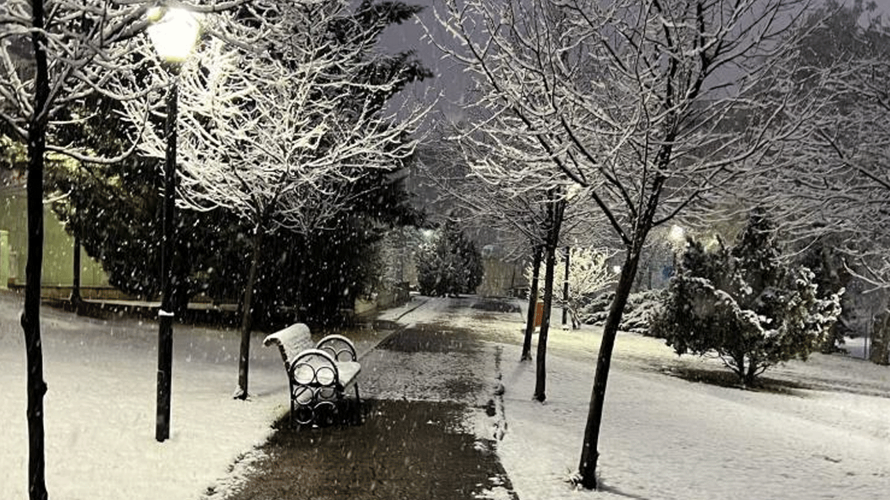 Foto - Ankara'ya rahmet yağdı! Her yer bembeyaz