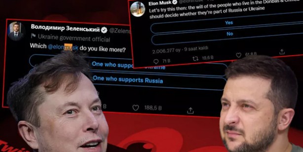 Foto - Anket atışması: Ukrayna lideri Zelenskiy'in Musk'a tepkisi de anketle oldu! Hangi Elon Musk'ı daha çok seviyorsunuz?