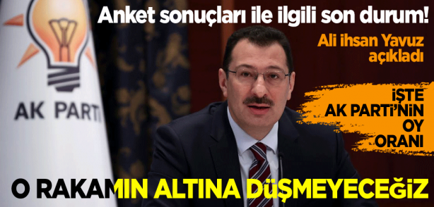 Foto - Anket sonuçları ile ilgili son durum! AK Parti oy oranı kaç