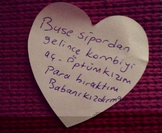Annelerden çocuklarına ilginç notlar