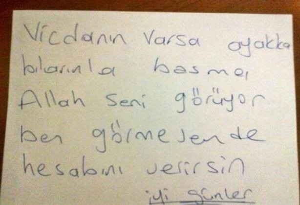 Foto - Annelerden çocuklarına ilginç notlar