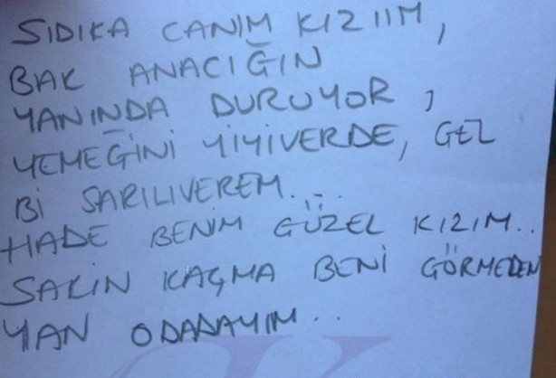 Foto - Annelerden çocuklarına ilginç notlar
