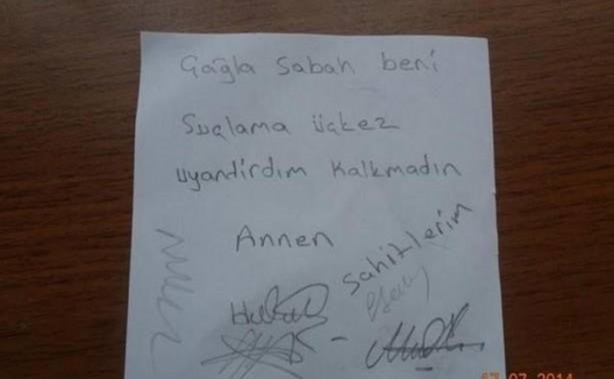 Foto - Annelerden çocuklarına ilginç notlar